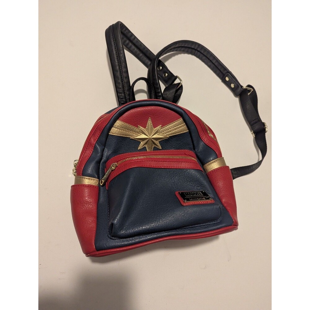 Marvel Loungefly Captain Marvel Mini Backpack Disney Purse